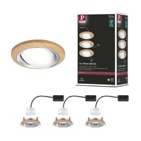 LED Einbauleuchte Lanati 3Er-Set Rund 84 Mm 30° Coin 3X6W 3X470Lm 230V 2700K Far