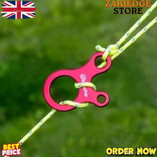 2/5/10X Camping Tent Fastener Guy Line Cord Rope Runners Tensioner Fixed Rope UK