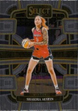 Shakira Austin 2024 Panini Select WNBA #17 Washington Mystics