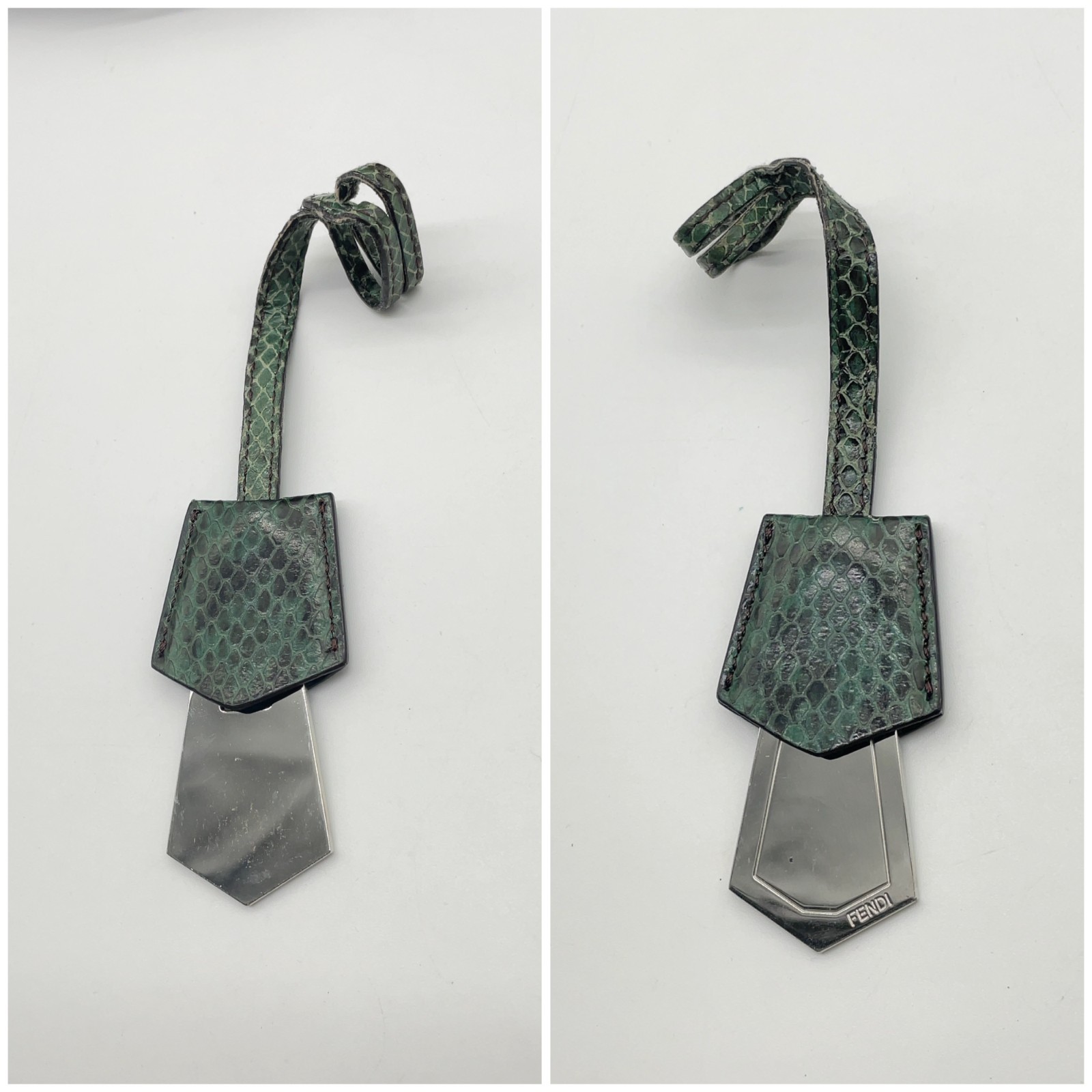 Auth Fendi By The Way Medium Python Pattern Leath… - image 23