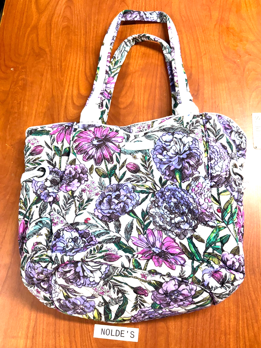Vera Bradley Lavender Meadow Glenna Satchel Bag DS296B3TF954 | eBay