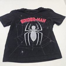 Marvel Kids Black Spider Man T Shirt Size 5T