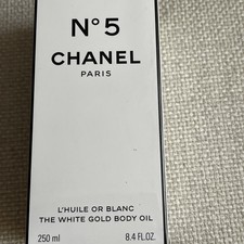 CHANEL N 5 The White Gold Body Oil 8.4 fl oz / 250ml Limited Edition Sealed