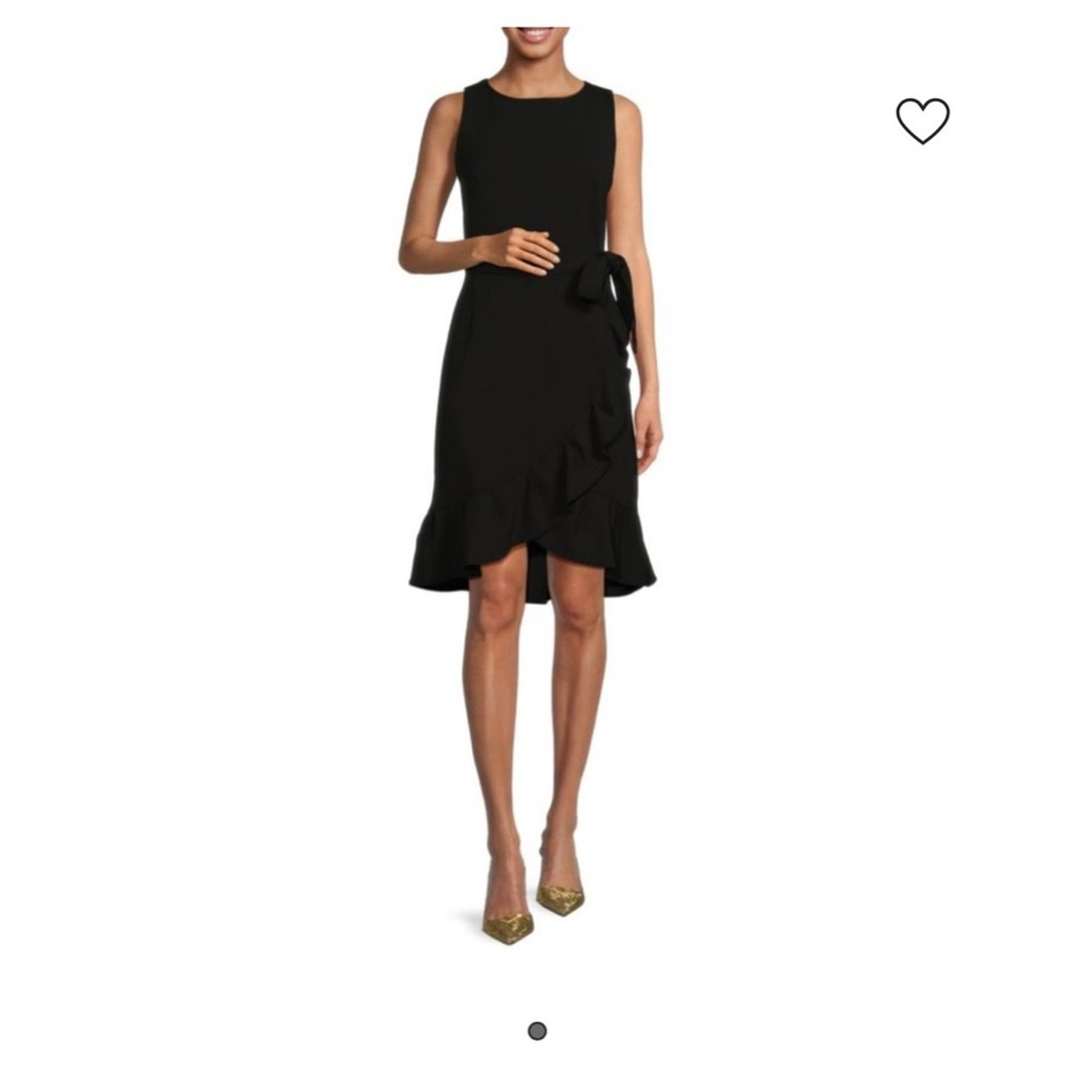 calvin klein sleeveless flounce hem a line dress Calvin Klein Women's Sleeveless A-Line Dress - White