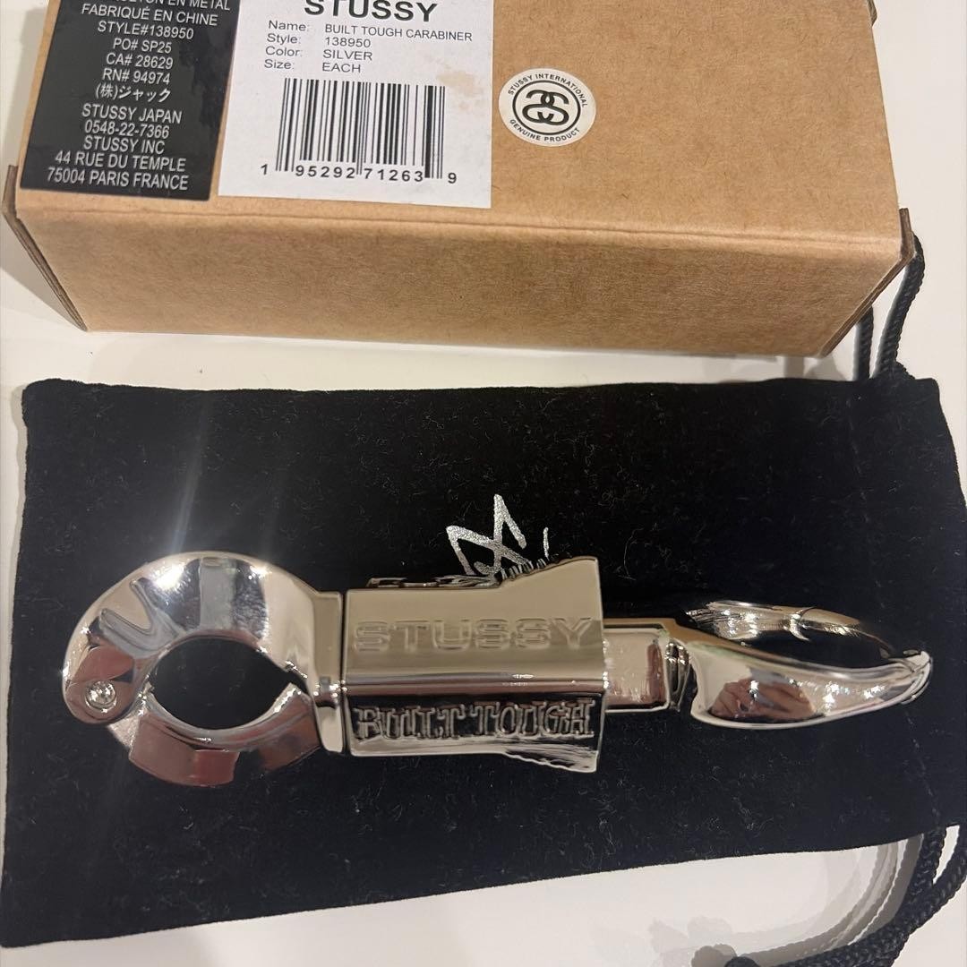 STUSSY BILL TOUGH CARABINER シルバー カラビナ 【公式通販】