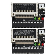 ECSiNG 2pcs CF to IDE Adapter Card 40 Pin Compact Flash 40 Black