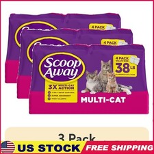 Multi Cat Clumping Litter Odor Control Super Absorbent Fresh Scent 38LB New