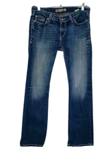 BKE Lexi Jeans Bootcut Women's Size 28x31.5 30x29 Measured Flap Pockets 