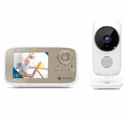 Motorola VM483 2.8in Digital Video Baby Monitor Camera, Temp & Two-Way Talk