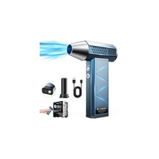 Compressed Air Duster, 380000RPM Powerful Electric Air Duster with LED Light,...