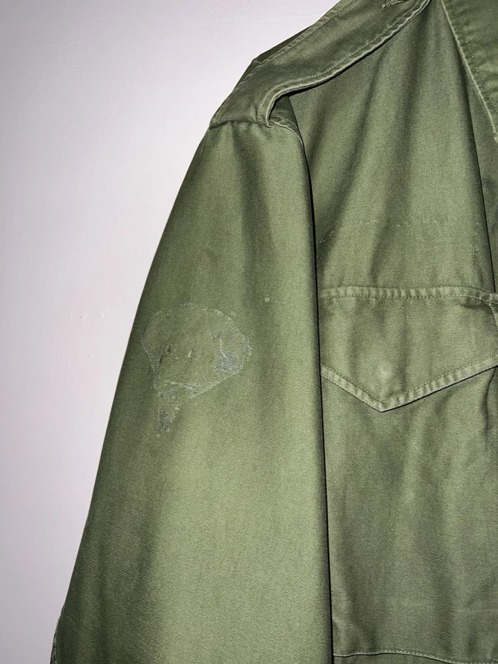 CHAQUETA DE CAMPO M51 VINTAGE ATLÉTICA SUREÑA fecha 1956 TALON CREMALLERA EJÉRCITO mediana Foto 3 de 4