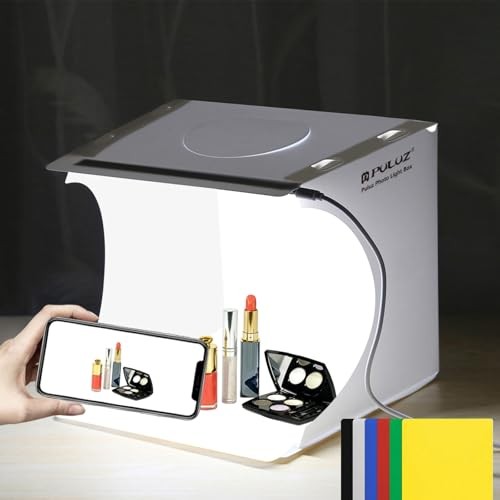 Boîte à lumière PULUZ tente d'éclairage avec LED portative USB
