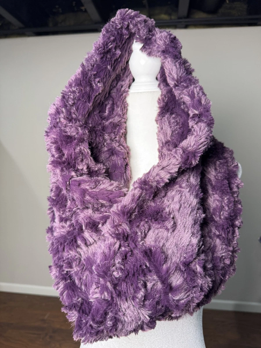 Purple Faux Fur Scarves & Wraps for Women for sale | eBay