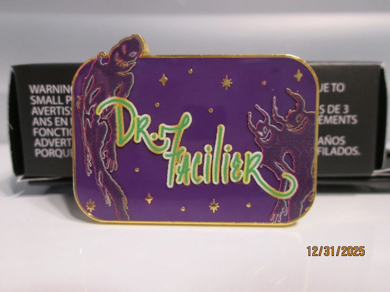Disney Loungefly Pin - Villain Signature - Dr. Facilier - Princess & the Frog