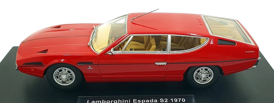 KK Scale 1/18 Scale KKDC181406 - 1970 Lamborghini Espada S2 - Red - Image 4 of 4