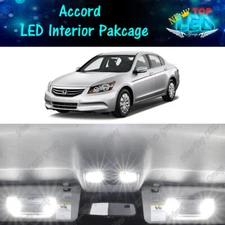 12x White LED Bulbs Interior Lights Package Kit for 2003 -  2012 Honda Accord