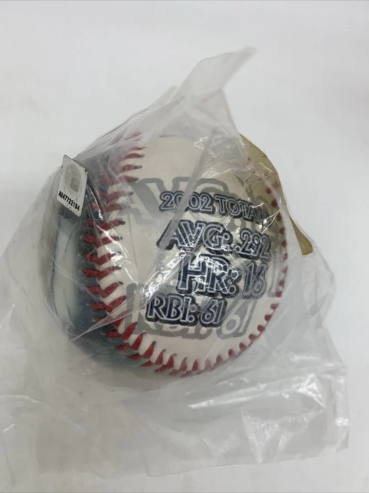 Винтажный Mark Kotsay #14 San Diego Padres 2002 памятный бейсбол новый - Изображение 3 из 4