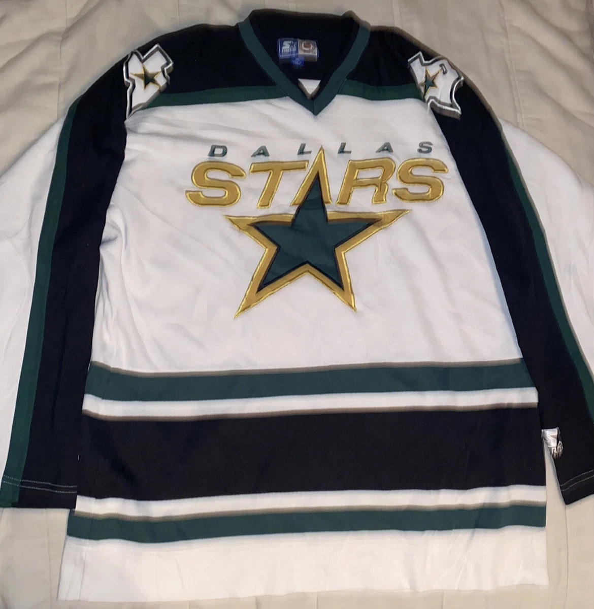 white dallas stars jersey