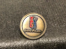 TPA Jasna Polana Golf Course Ball Marker Metal Button