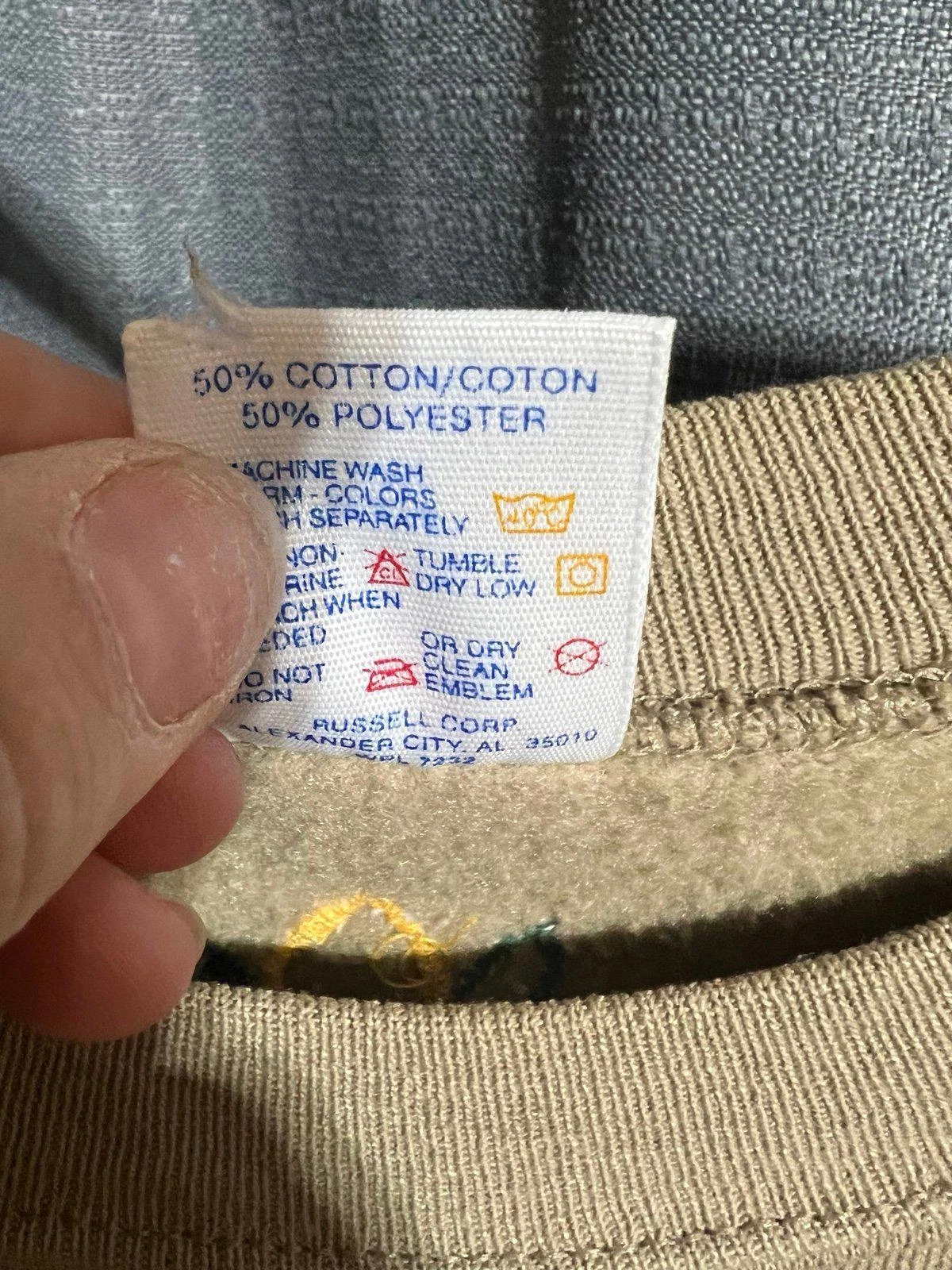 OFF WHITE Felpa Jerzees vintage raccolta scarcrow