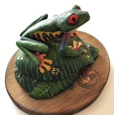 VTG Red-eyed Green Tree Frog Ltd Ed 443/9500 World Wildlife Fund 1992 Willitts