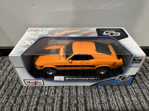 Maisto 1:18 Diecast Special Edition 1970 Ford Mustang Mach 1 orange NEU IN BOX - Bild 4 von 20