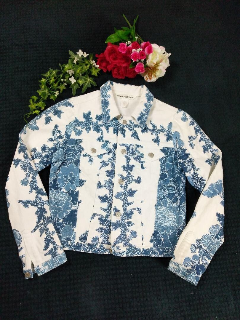 VIVIENNE TAM Denim Jacket Cotton Size 1 Vintage Y2K 00s | eBay