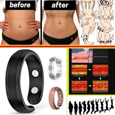 New Men's Therapeutic Magnetic Ring Adjustable Open Ring Anti-snoring Jewery