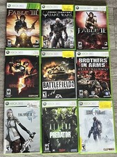 Microsoft Xbox 360 Lot Of 9 Games