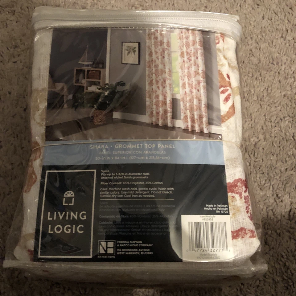 Living Logic Shara Grommet Top Panels 50in (W) x 84 In (L) Set Of 2 - Image 2 of 3
