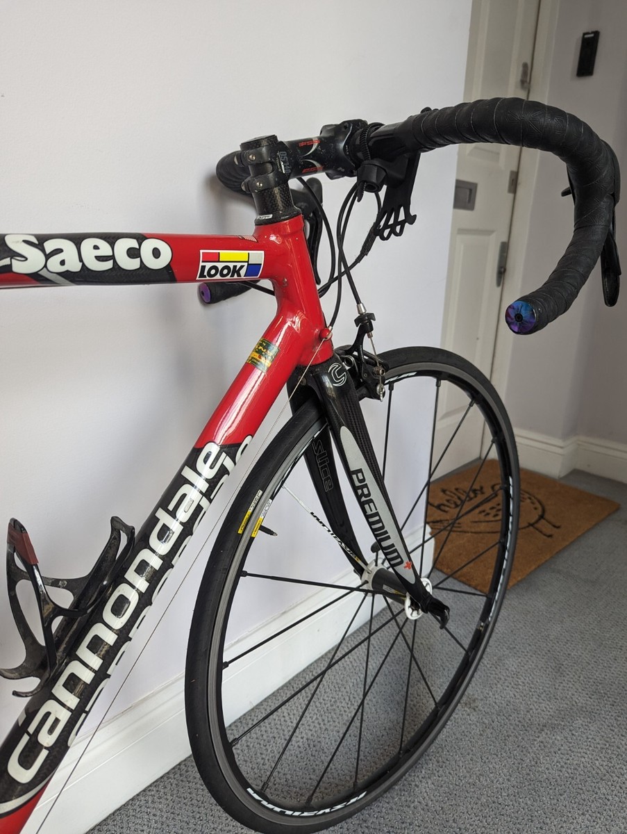 Cannondale Team Saeco Six13 Carbon Fibre Men's Road Bike with Bike