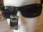 New Locs Logo at Arms Creeper Hardcore Maximum UV400 Black Shades Sunglasses