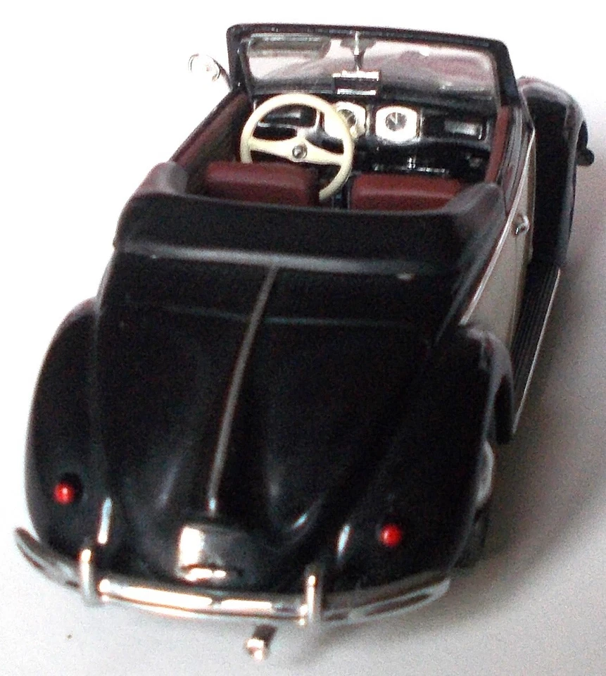 RARISSIMA PAULS MODEL MINICHAMPS VW 1200 CABRIO BICOLORE 1/43 NO POLITOYS - Immagine 3 di 4