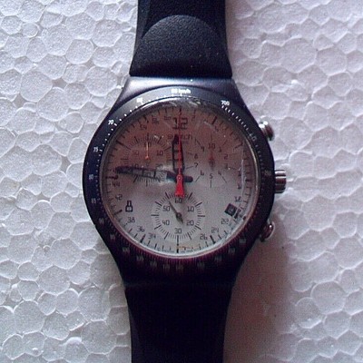 OROLOGIO SWATCH IRONY ALUMINIUM CHRONO 1999 - SWISS MADE ,USATO NO BATTERIA  | eBay