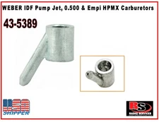 WEBER IDF Pump Jet, 0.500 & Empi HPMX Carburetors, Each VW 
