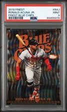 RONALD ACUNA JR. 2019 FINEST BLUE CHIPS #RAJ PSA 9 MINT RC