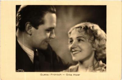 CPA AK GUSTAV FROHLICH. GITTA ALPAR Ross Verlag 6681/1 FILM STAR (600517)