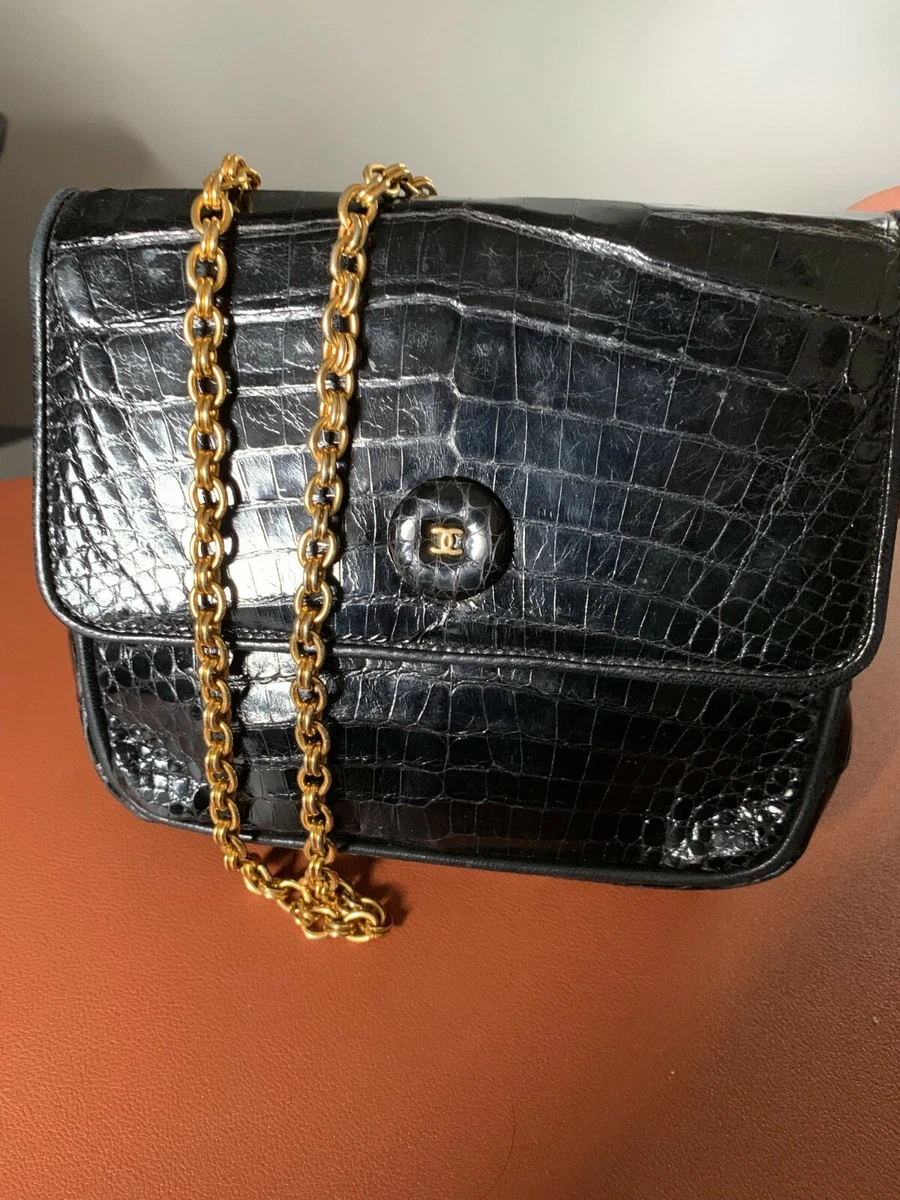 chanel bag crocodile