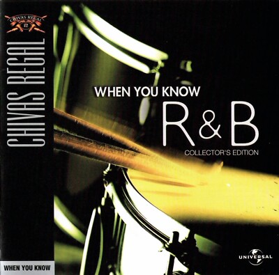 WHEN YOU KNOW R & B COLLECTOR'S EDITION - FOUR TOPS / BARRY WHITE ETC.- RARE CD