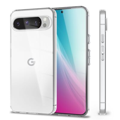 Crystal Case für Google Pixel 9 Pro Handy Hülle Klar Dünn Transparent TPU Cover