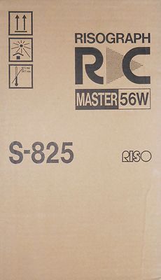 Riso Risograph Master 56W S-825 A3 RC 2500 4000 4500 5600 5800 6300 RA 6300    A