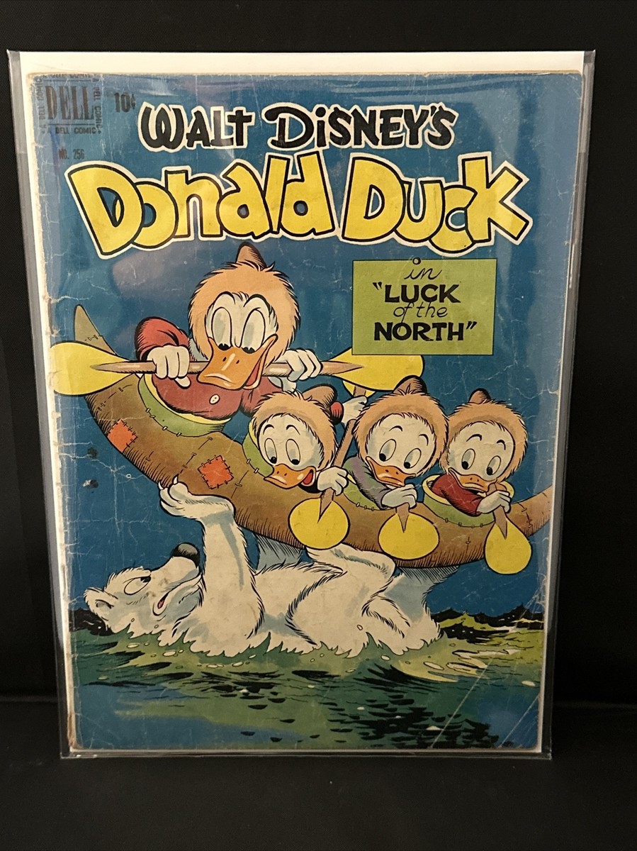 1949 DELL FOUR COLOR COMICS # 256 WALT DISNEY DONALD DUCK