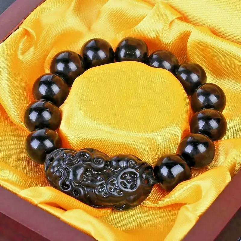Rudraksha Bracelet 7 Mukhi Nepal Beads- Vedic Vaani