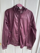 Under Armour Burgundy Raincoat Size M Used