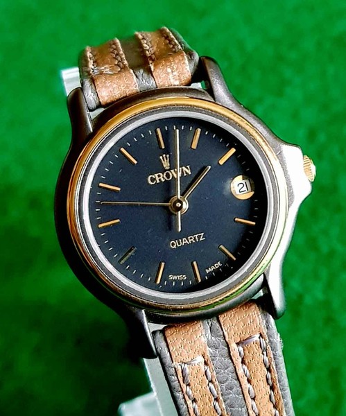 RELOJ CROWN, Swiss made,  VINTAGE, NOS (new old stock)