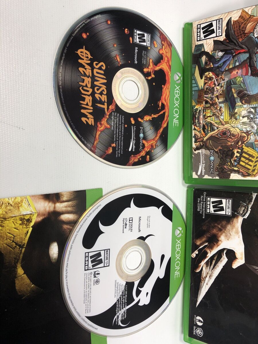 Xbox One Mortal Kombat X & Sunset Overdrive VGC Pre-owned Tested