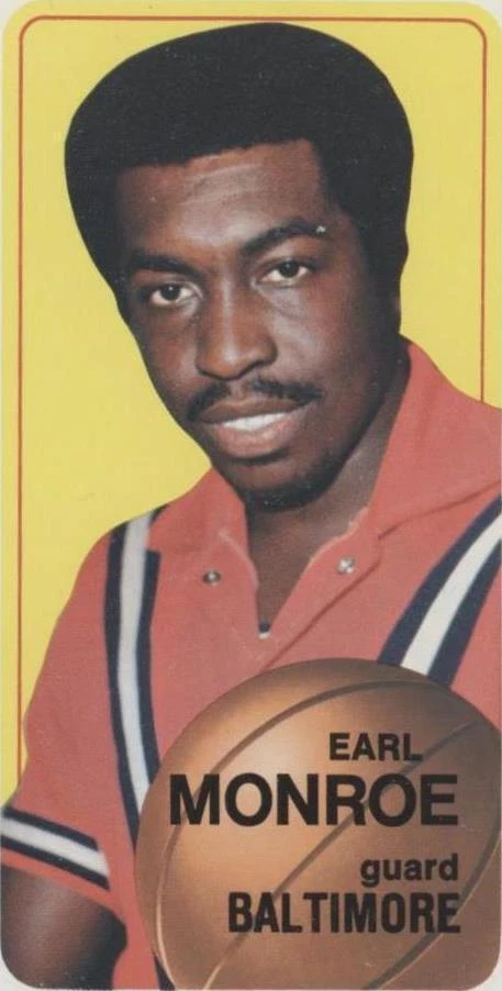 Topps Earl Monroe Basketball Baltimore Bullets Sports Trading