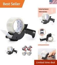 Reliable Manual Tape Gun for Moving and Shipping - Includes Free Clear Tape Roll