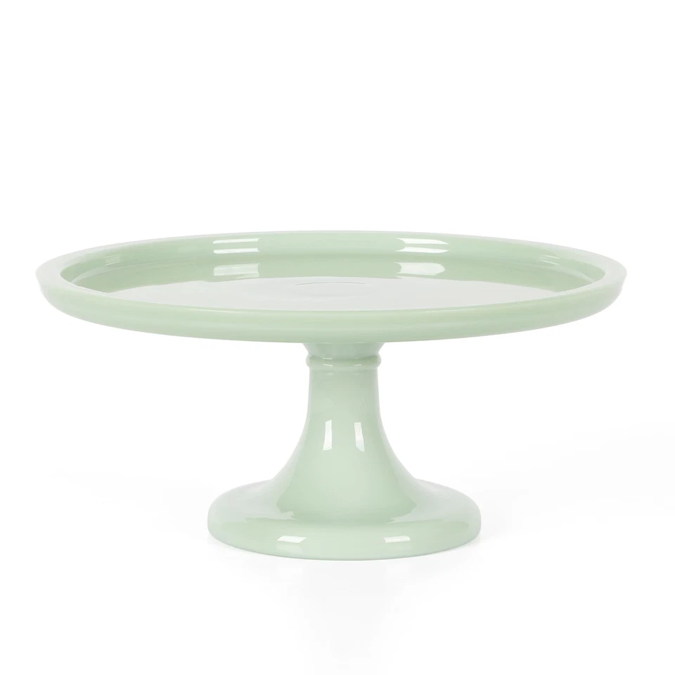 Soporte para pastel de jadeíta Martha Stewart Highbrook de 10 pulgadas con cúpula de vidrio Foto 4 de 4