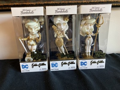 Cryptozoic DC Comic Bombshells Golden Goddess Harley Quinn Black Canary Mera Set